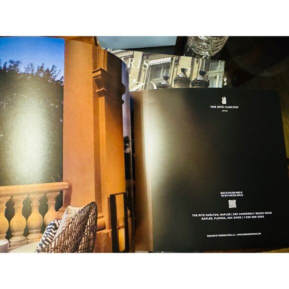 Ritz-Carlton Naples Florida Escape Magazine 2024 NEW Rare Ritz Naples Hotel Book - Picture 6 of 14
